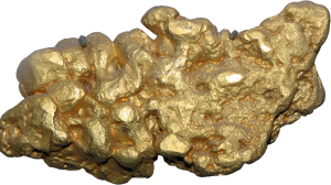 Gold nugget PNG image-10997
